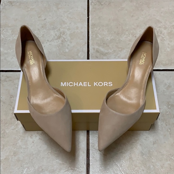 michael kors alba kitten heels